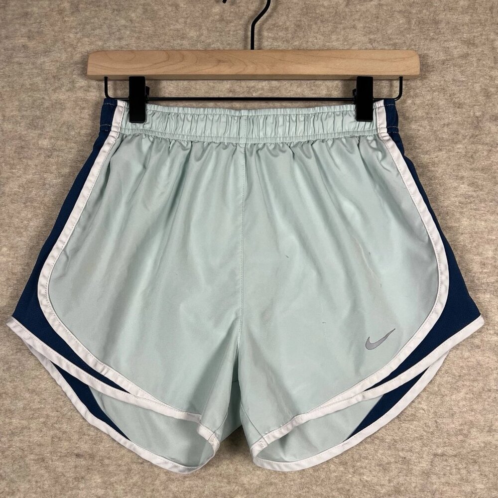Nike Dri-Fit Running Shorts, Aqua/Blue Women's Size Small